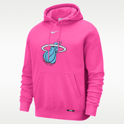 Miami Heat City Edition Men's Nike Club Hoodie. Nike.com